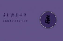 为什么我的壁纸  为什么我的壁纸没有声音?