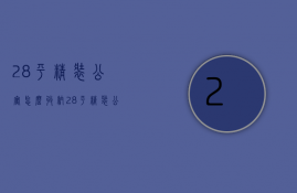 28平精装公寓怎么收纳  28平精装公寓怎么收纳好