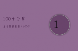 100平方房屋装修设计图片（100平房子装修价格 装修房子设计方法）