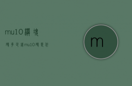 mu10模块砖多少钱  mu10砖是什么砖图片及规格尺寸