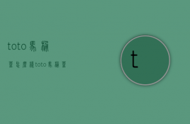 toto马桶盖怎么样？toto马桶盖优点介绍