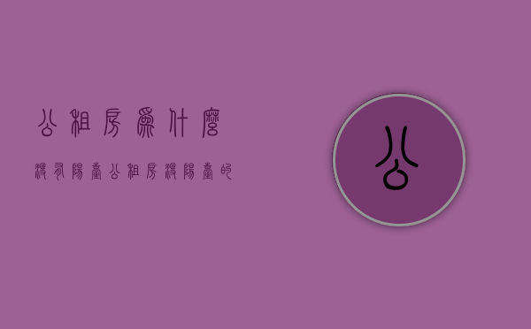 公租房为什么没有阳台  公租房没阳台的房子怎么晒衣服