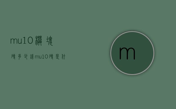 mu10模块砖多少钱  mu10砖是什么砖图片及规格尺寸