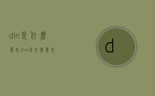 dln是什么意思  dlnx是什么意思