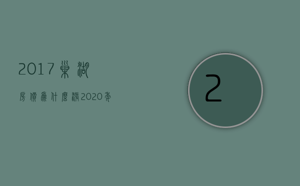 2017巢湖房价为什么涨  2020年巢湖房价会涨价到15万吗