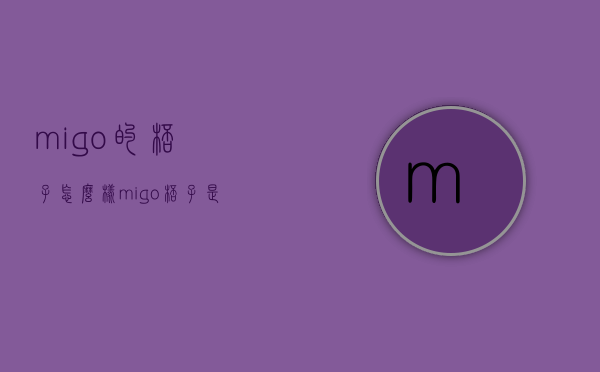 migo的杯子怎么样  migo杯子是什么牌子