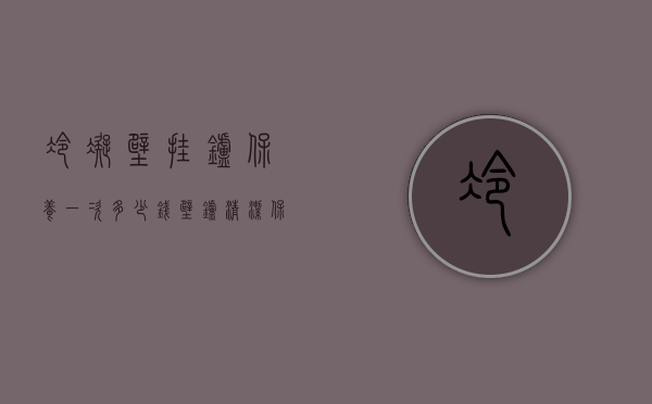 冷凝壁挂炉保养一次多少钱（壁炉清洁保养方法,为保持冬日的温暖赶紧收藏了!）