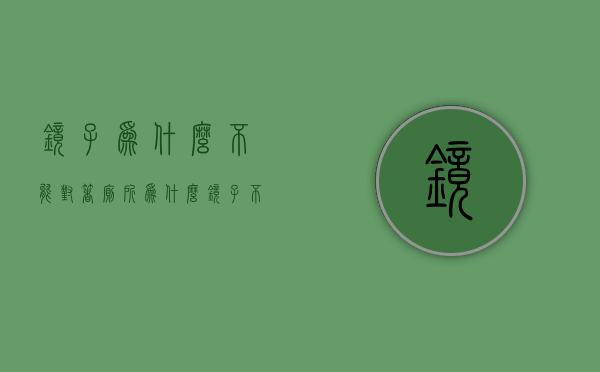 镜子为什么不能对着厕所  为什么镜子不能对着卫生间的门