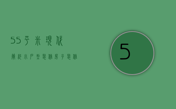 55平米现代简约小户型装修 房子装修还有什么风格