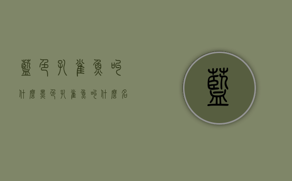 蓝色孔雀鱼叫什么  黑色孔雀鱼叫什么名字