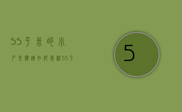 55平米的小户型应该如何装修?（55平米小户型装修技巧 55平米小户型装修注意事项）